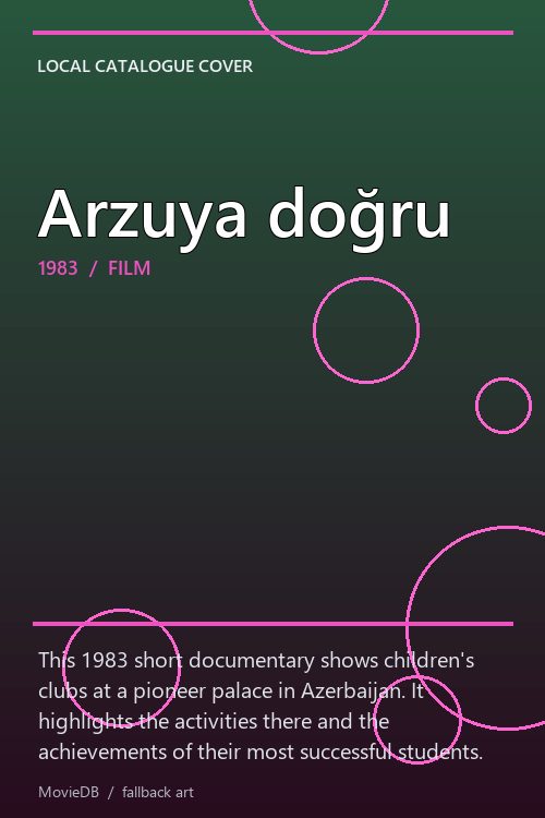 Arzuya doğru poster