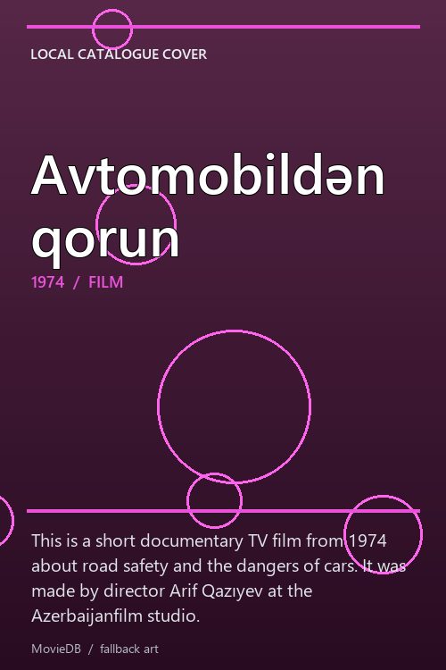 Avtomobildən qorun poster