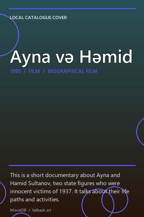 Ayna və Həmid poster
