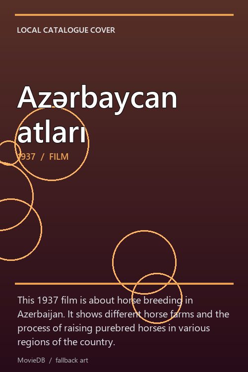 Azərbaycan atları poster