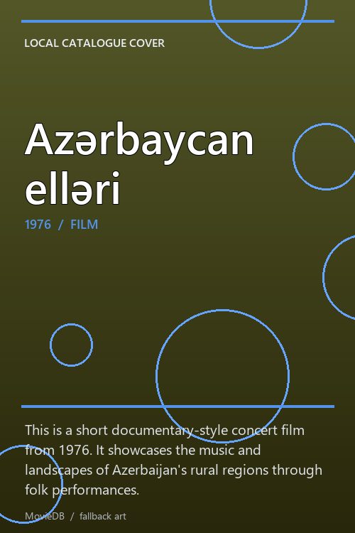Azərbaycan elləri poster