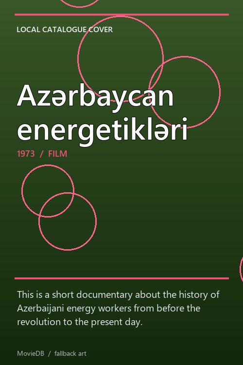 Azərbaycan energetikləri poster
