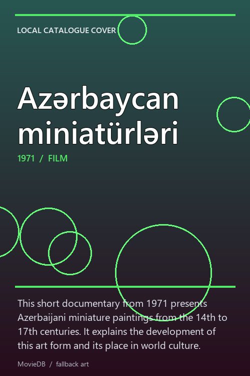 Azərbaycan miniatürləri poster