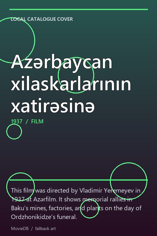 Azərbaycan xilaskarlarının xatirəsinə poster