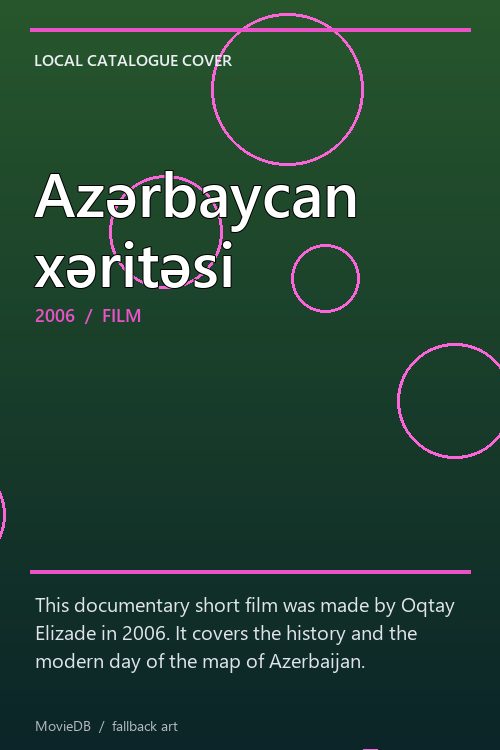 Azərbaycan xəritəsi poster