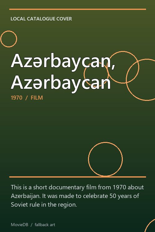 Azərbaycan, Azərbaycan poster