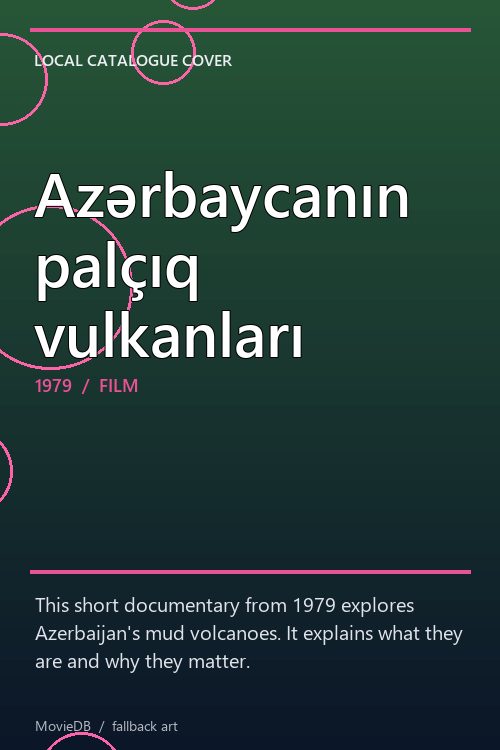 Azərbaycanın palçıq vulkanları poster