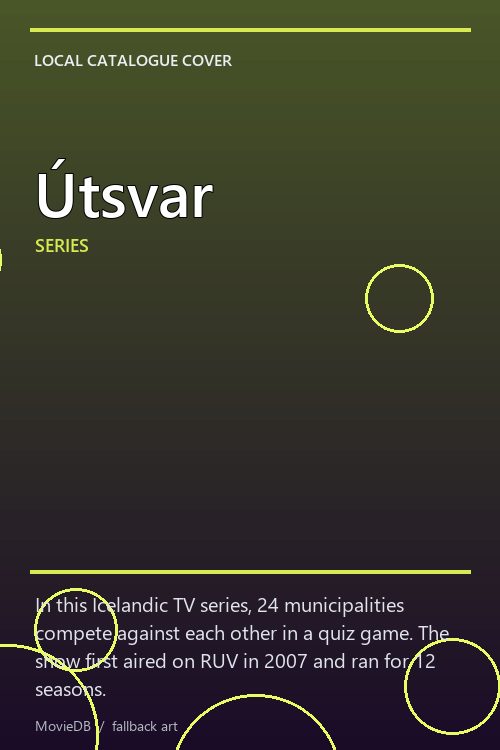 Útsvar poster