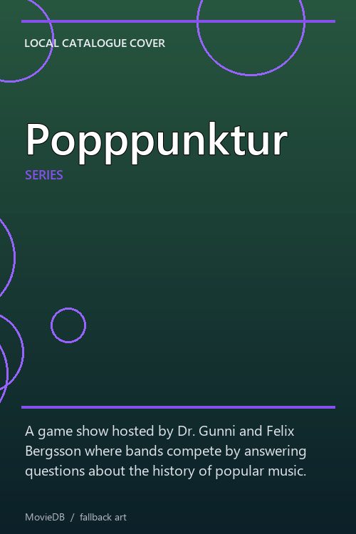 Popppunktur poster