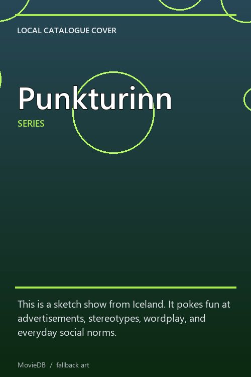 Punkturinn poster