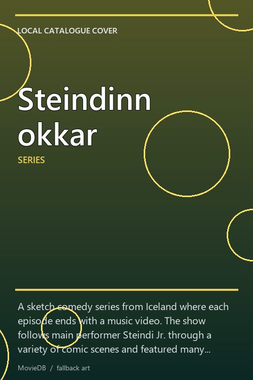 Steindinn okkar poster