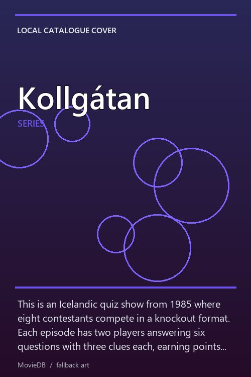 Kollgátan poster