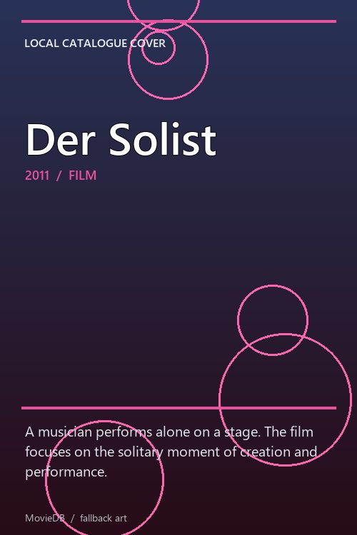 Der Solist poster