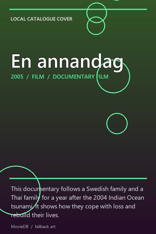 En annandag poster