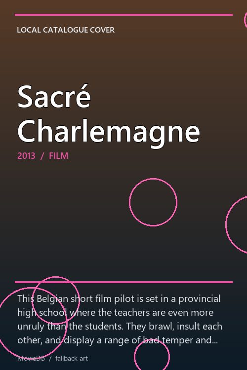 Sacré Charlemagne poster