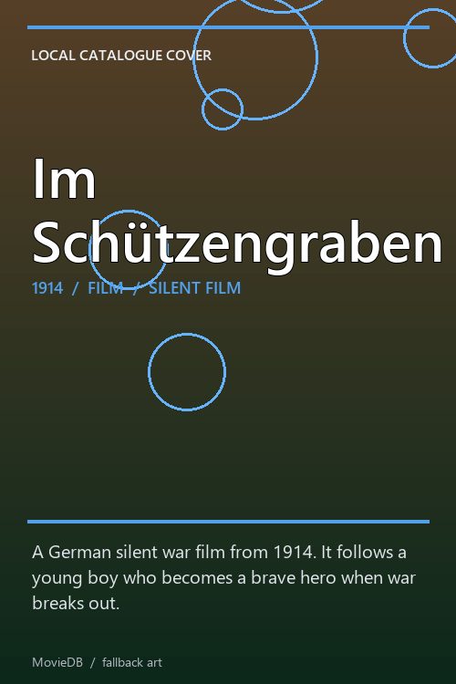 Im Schützengraben poster