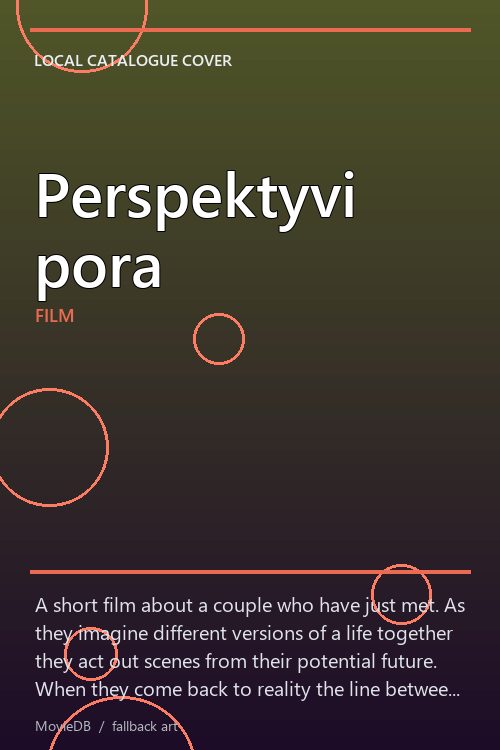 Perspektyvi pora poster
