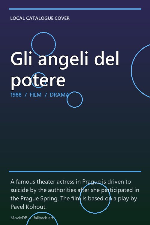 Gli angeli del potere poster