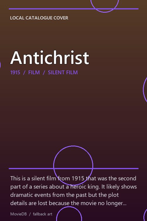 Antichrist poster