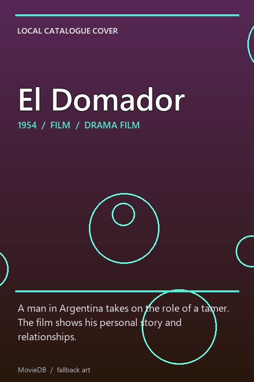 El Domador poster