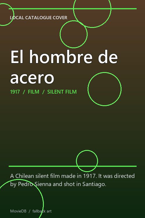 El hombre de acero poster