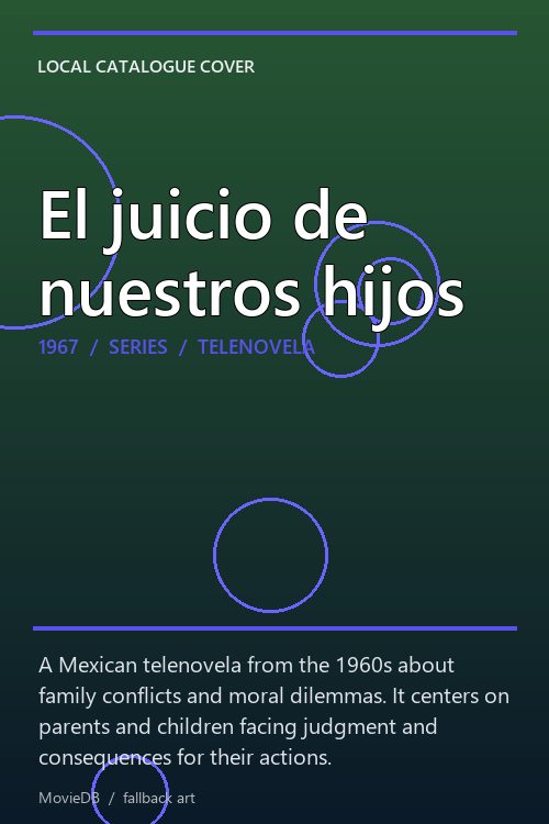 El juicio de nuestros hijos poster