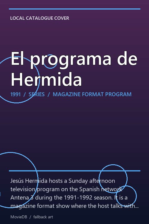 El programa de Hermida poster