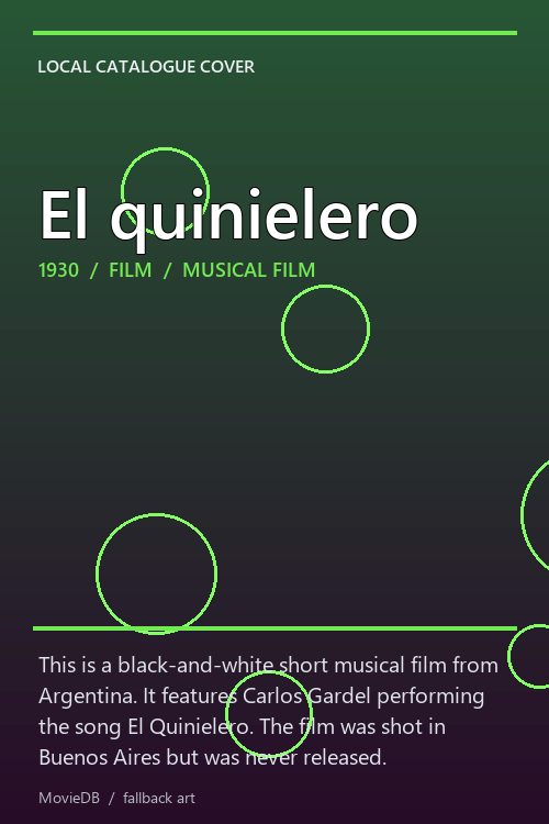 El quinielero poster