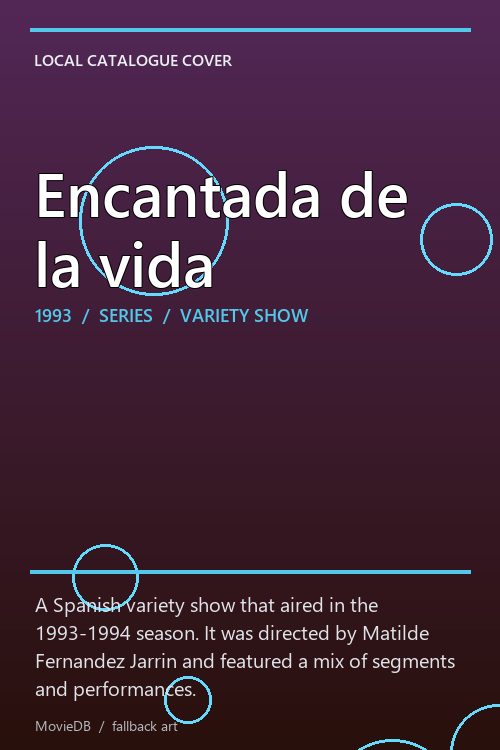 Encantada de la vida poster