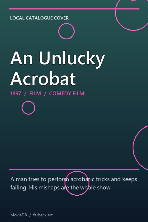 An Unlucky Acrobat poster