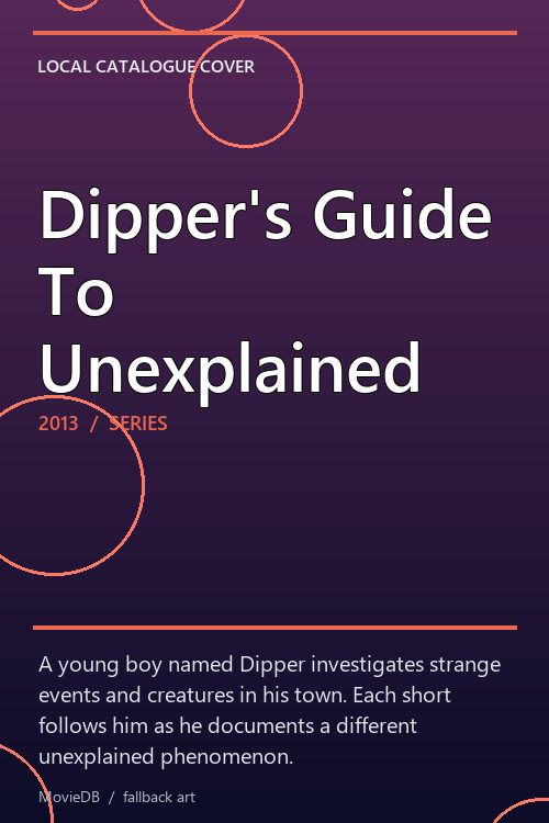 Dipper's Guide To Unexplained poster