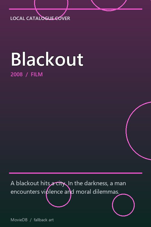 Blackout poster