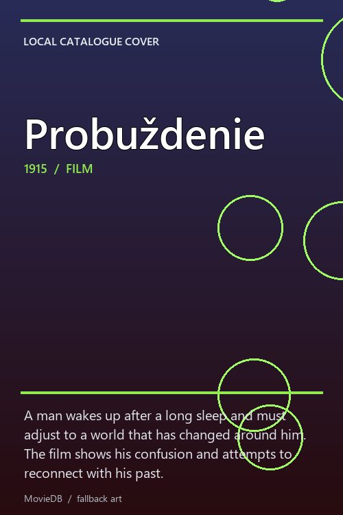 Probuždenie poster