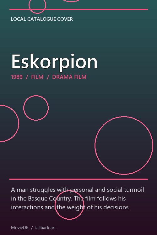 Eskorpion poster
