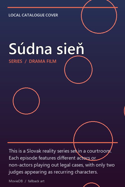 Súdna sieň poster