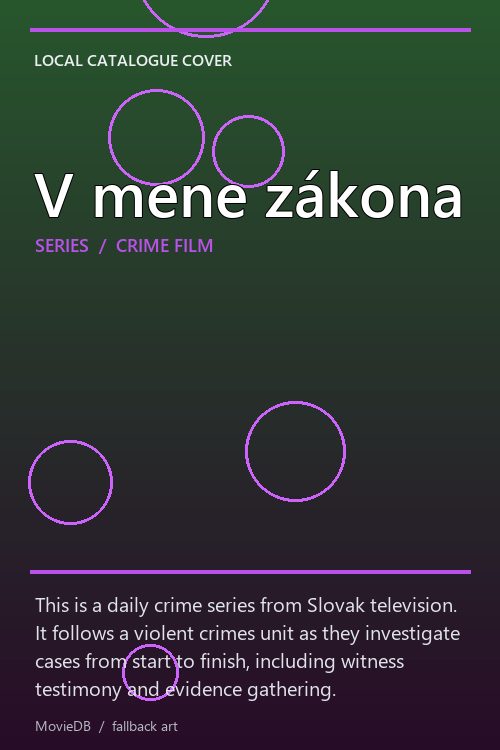 V mene zákona poster