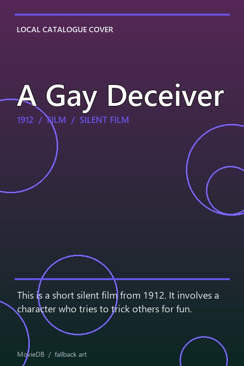 A Gay Deceiver poster