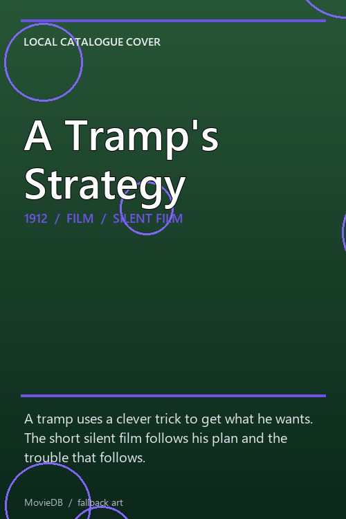 A Tramp's Strategy poster