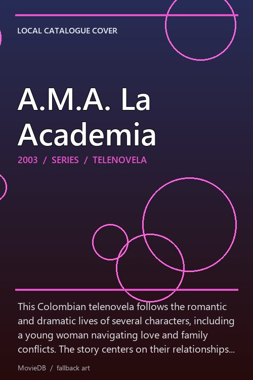 A.M.A. La Academia poster