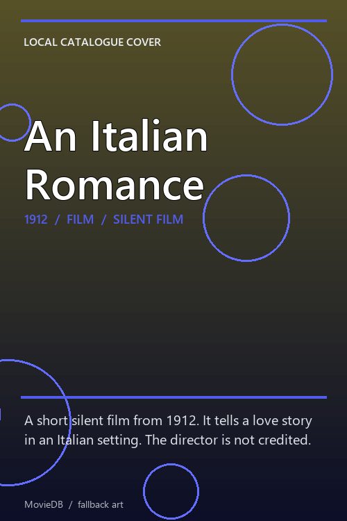 An Italian Romance poster
