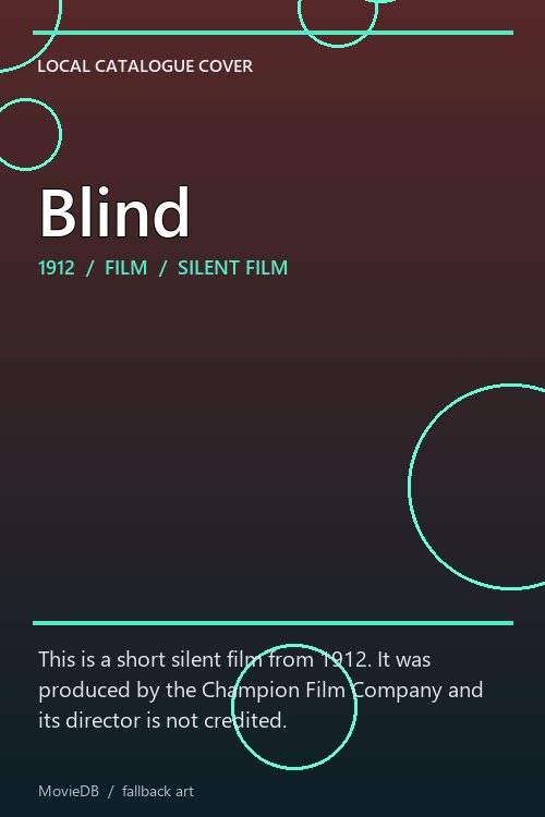 Blind poster