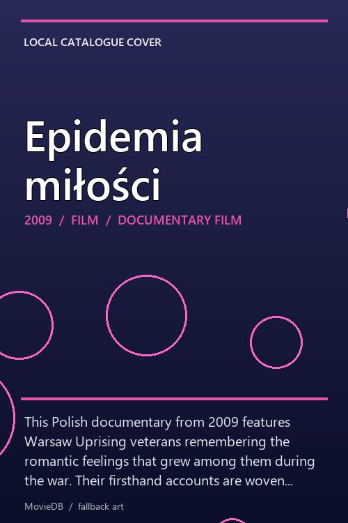 Epidemia miłości poster