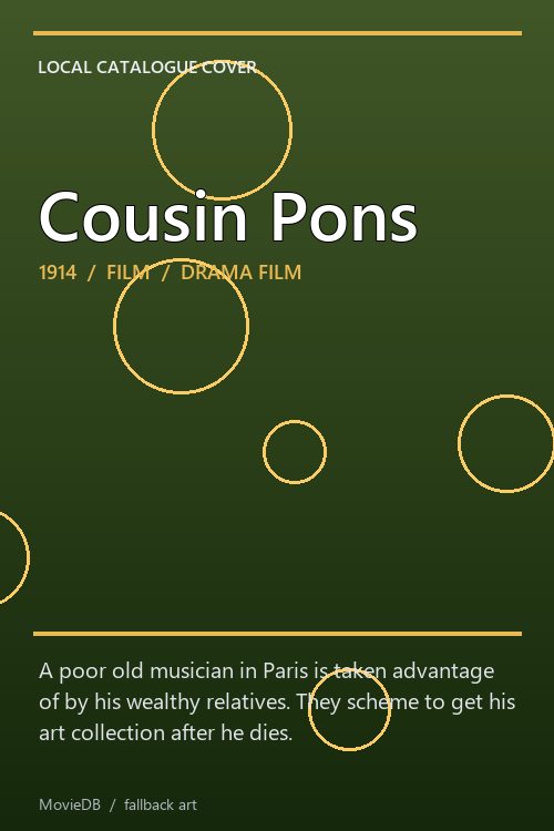 Cousin Pons poster