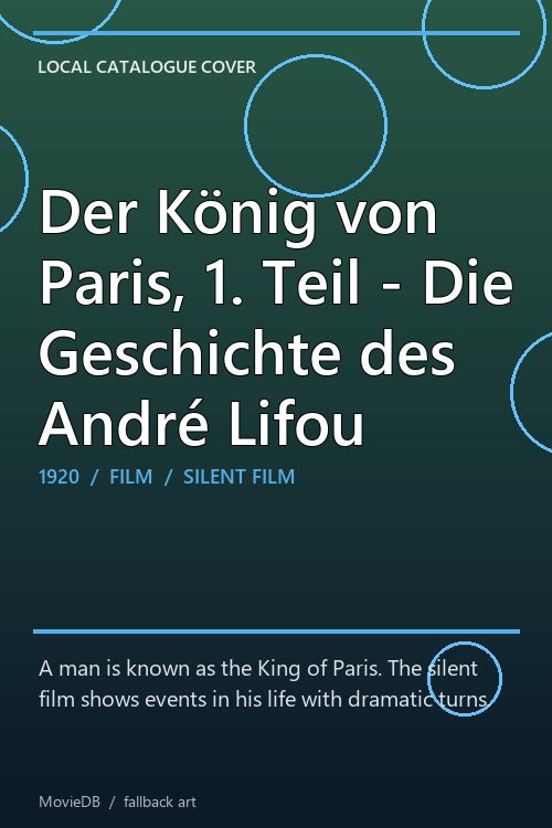 Der König von Paris, 1. Teil - Die Geschichte des André Lifou poster