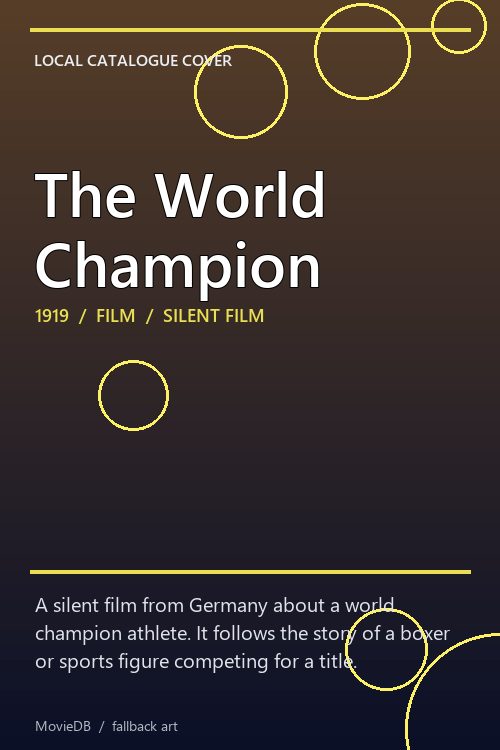 The World Champion poster