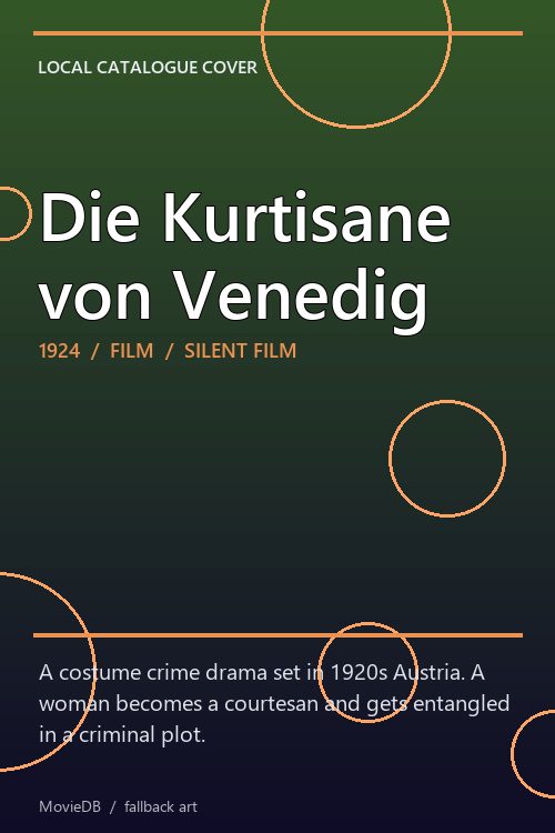 Die Kurtisane von Venedig poster