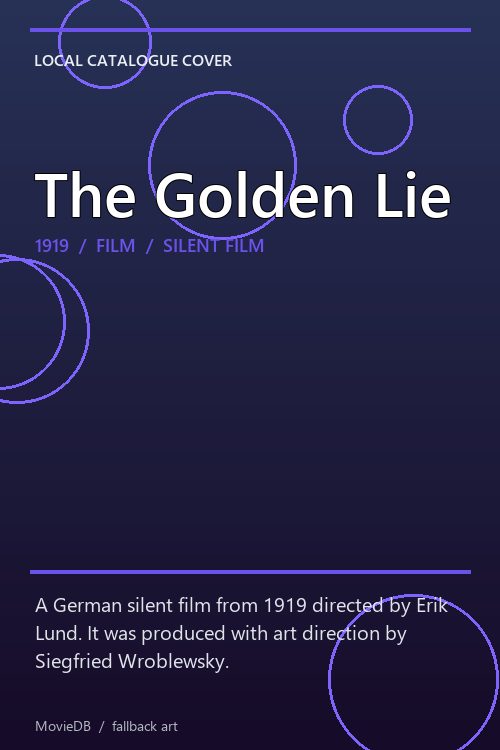 The Golden Lie poster