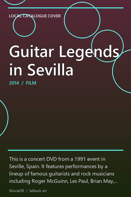 Guitar Legends in Sevilla poster