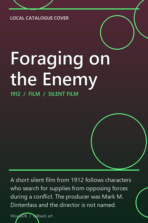 Foraging on the Enemy poster