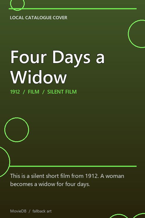 Four Days a Widow poster